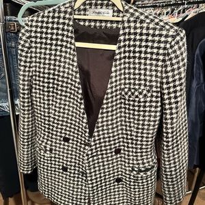 Vintage Saks Fifth Avenue wool skirt suit set